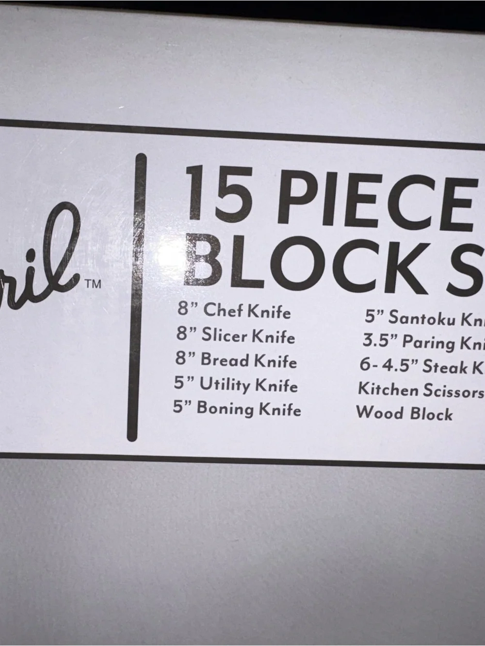 Emeril Lagasse 15-Piece Knife Block Set